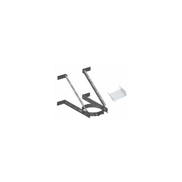 DuraVent 5'' and 7" DuraTech Adjustable Extended Wall Support - Galvalume - 5DT-XWS