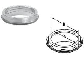 DuraVent 6" DuraTech Finishing Collar - 9455 // 6DT-FC