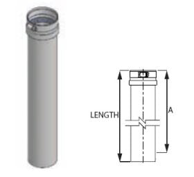 DuraVent 9'' FasNSeal 18'' Adjustable Vent Length - FSAVL9 // FSAVL9