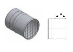 DuraVent 4'' FasNSeal Bird Sreen Termination - FSBS4 // FSBS4
