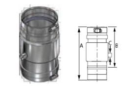 DuraVent 4'' FasNSeal Universal Appliance Adapter - FSAAUCDBFP04 // FSAAUCDBFP04