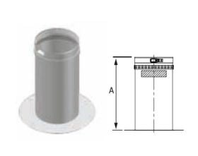 DuraVent 8'' FasNSeal Aerco International Appliance Adapter - FSA-AE8 // FSA-AE8
