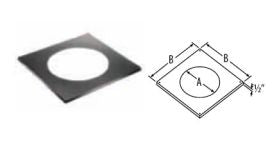 DuraVent 10'' DuraTech Trim Collar for Round Support Box - 99145TS // 10DT-TCSB