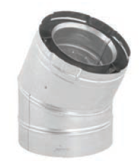 DuraVent 5x8 DirectVent Pro 30 Degree Elbow - Galvanized - 58DVA-E30 // 58DVA-E30