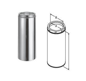DuraVent 7'' x 09'' DuraTech Chimney Pipe - Black - 9508B // 7DT-09B