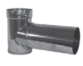 DuraVent 5" DuraFlex AL Tee - 5DFA-T