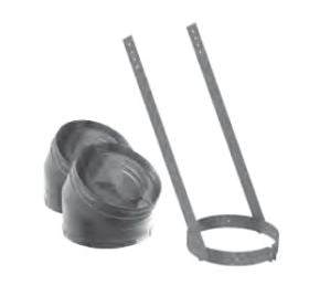 DuraVent 8" DuraChimney II 30 Degree Elbow Kit - 8DCA-E30K