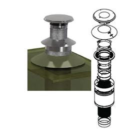 DuraVent 6" DuraFlex 316 Factory-Built Chimney Relining Kit - 6DF316-25KFB