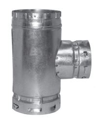 DuraVent 12" Round B-Vent Standard Tee - 12BVT