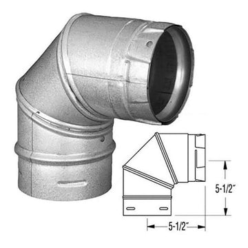 DuraVent 4" PelletVent 90 Degree Elbow - 4PVL-E90