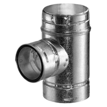 DuraVent 7"x7"x6" Round B-Vent Reducing Tee - 7BVTR6