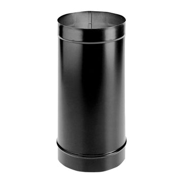 DuraVent 6'' DuraBlack 12'' Single-Wall Black Pipe - 1612 // 6DBK-12
