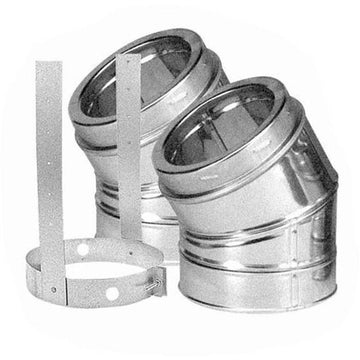 DuraVent 6'' DuraTech 30 Degree Elbow Kit - Galvalume - 9466GAKIT // 6DT-E30K