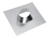 DuraVent 7" Round B-Vent 0/12-6/12 Adjustable Flashing - 7BVF