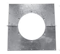 DuraVent 12" Round B-Vent Firestop Support Plate - 12BVFSP