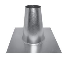 DuraVent 12" Round B-Vent Tall Cone Flat Flashing - 12BVFF