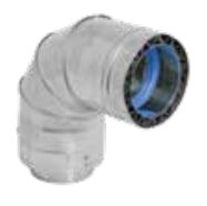 DuraVent 5'' FasNSeal W2 88 Degree Double Wall Elbow - W2-8805 // W2-8805