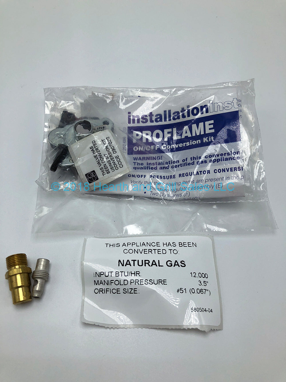 Conversion Kit, Electronic Ignition, Propane to Natural