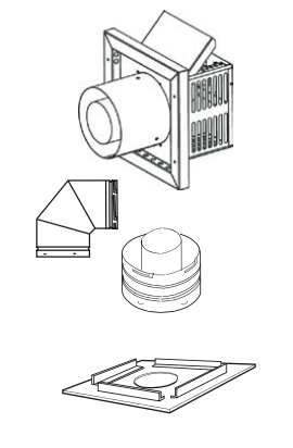 Horizontal Termination Kit, Small Square, Includes SV4.5 90 Elbow