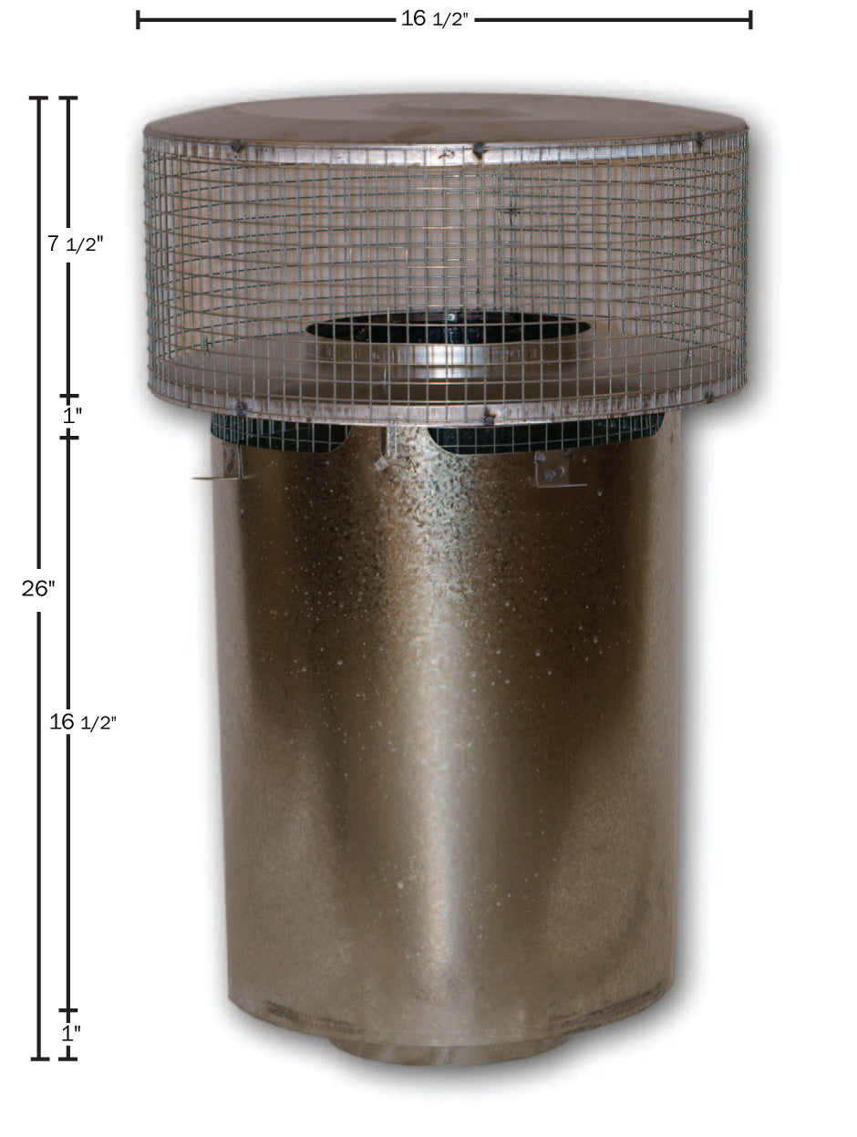 Round Top with Slip Section & Mesh