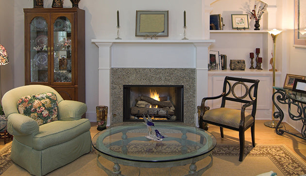 36" Firebox with 24" Tall Opening, Wht Stk Refractory Panels