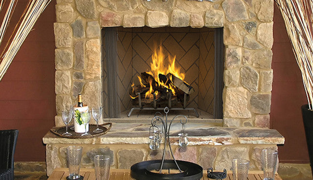 50" OD Wood Burning Fireplace (Interior sold separately)