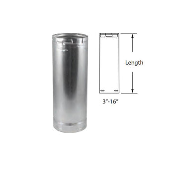 DuraVent 6" Round B-Vent 60" Length Pipe - 6BV60