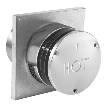 DuraVent DirectVent Pro Round Horizontal Termination Cap - 46DVA-HRCS // 46DVA-HRCS