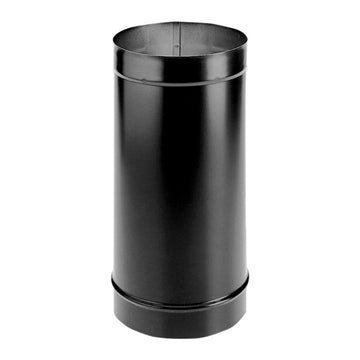 DuraVent 7'' DuraBlack 24'' Single-Wall Black Pipe - 1724 // 7DBK-24