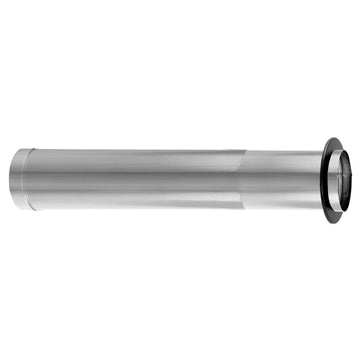 DuraVent 6'' DuraBlack Telescoping Length 44'' - 68'' - Stainless Steel - 1647SS // 6DBK-TLSS