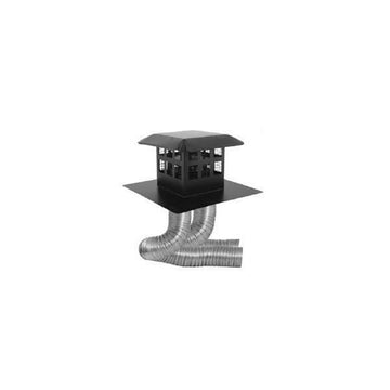 DuraVent 4x6" DirectVent Pro Flex Kit with Priaire Cap - 46DVA-CL34P
