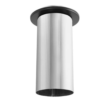 DuraVent 6" DuraBlack Slip Connector SS with Trim - 6DBK-SCSS