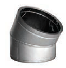 DuraVent 22'' DuraTech 30 Degree Elbow - Galvalume - 99766 // 22DT-E30