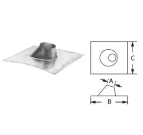 DuraVent 3x5 CVS Dead Soft Adjustable Flashing 0/12-6/12 - 35CVS-DSA