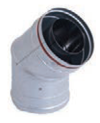 DuraVent 3x5 CVS 45 Degree Elbow - 35CVS-E45