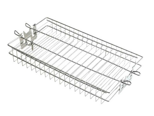 Rotisserie Basket, Flat Stainless