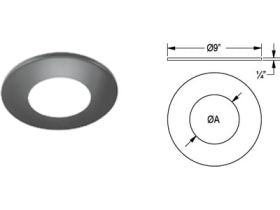 DuraVent PelletVent Pro Reduction Collar - 3PVP-RC // 3PVP-RC