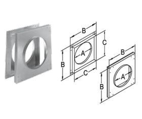 DuraVent DirectVent Pro 4x6 Wall Firestop - 46DVA-WFS // 46DVA-WFS