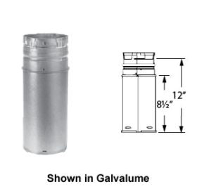 DuraVent 3" PelletVent 12" Adjustable Length Pipe - 3PVL-A12