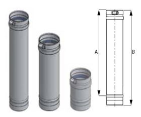 DuraVent 3'' FasNSeal 6'' Vent Length - FSVL603 // FSVL603