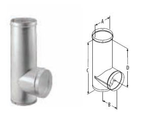 DuraVent 7'' DuraTech Base Tee - 9570 // 7DT-BT