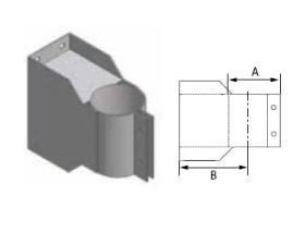 DuraVent 10'' FasNSeal Wall Bracket - FSWB10 // FSWB10