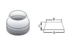 DuraVent FasNSeal 5'' x 4'' Termination Cone - FSCN0504 // FSCN0504
