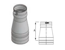 DuraVent FasNSeal 6'' Tapered Patterson Kelly Mach Series Appliance Adapter - FSA-PK8 // FSA-PKT6