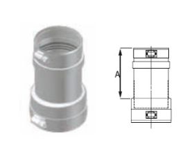 DuraVent 3'' FasNSeal Triangle Delta Series Appliance Adapter - FSA-TR3 // FSA-TR3