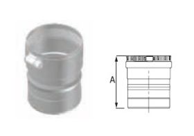 DuraVent 4'' FasNSeal Takagi TK-TV Series Termination Appliance Adapter - FSA-TTA4 // FSA-TTA4