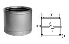DuraVent 22'' DuraTech 24'' Chimney Pipe - Galvalume - 99703 // 22DT-24