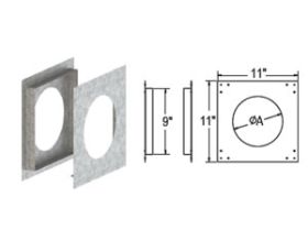 DuraVent DirectVent Pro 4x6 Wall Firestop 2 - 46DVA-WFS2