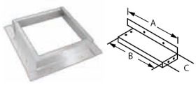 DuraVent 4x6 DirectVent Pro Vinyl Siding Standoff Kit - Small - Stainless Steel - 46DVA-VSKS-SS // 46DVA-VSKS-SS