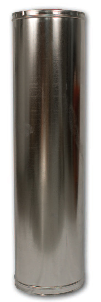 48" Section Hi-Temp Double Wall Pipe Snap Lock